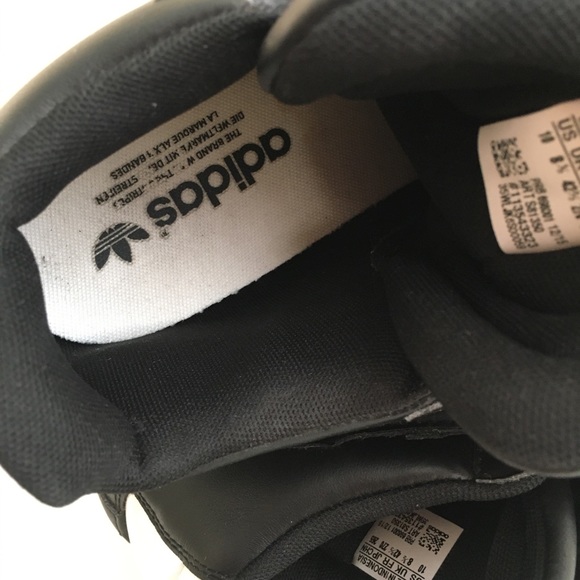 Adidas Superstar Up Strap Black White Hidden Wedge Sneaker Women’s 10 S81350 - Picture 10 of 11